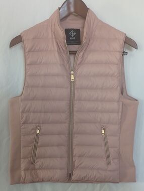 AIAS Golf Korean Luxury Quilted Puffer Vest - Blush Pink - Size 77 (US Medium)